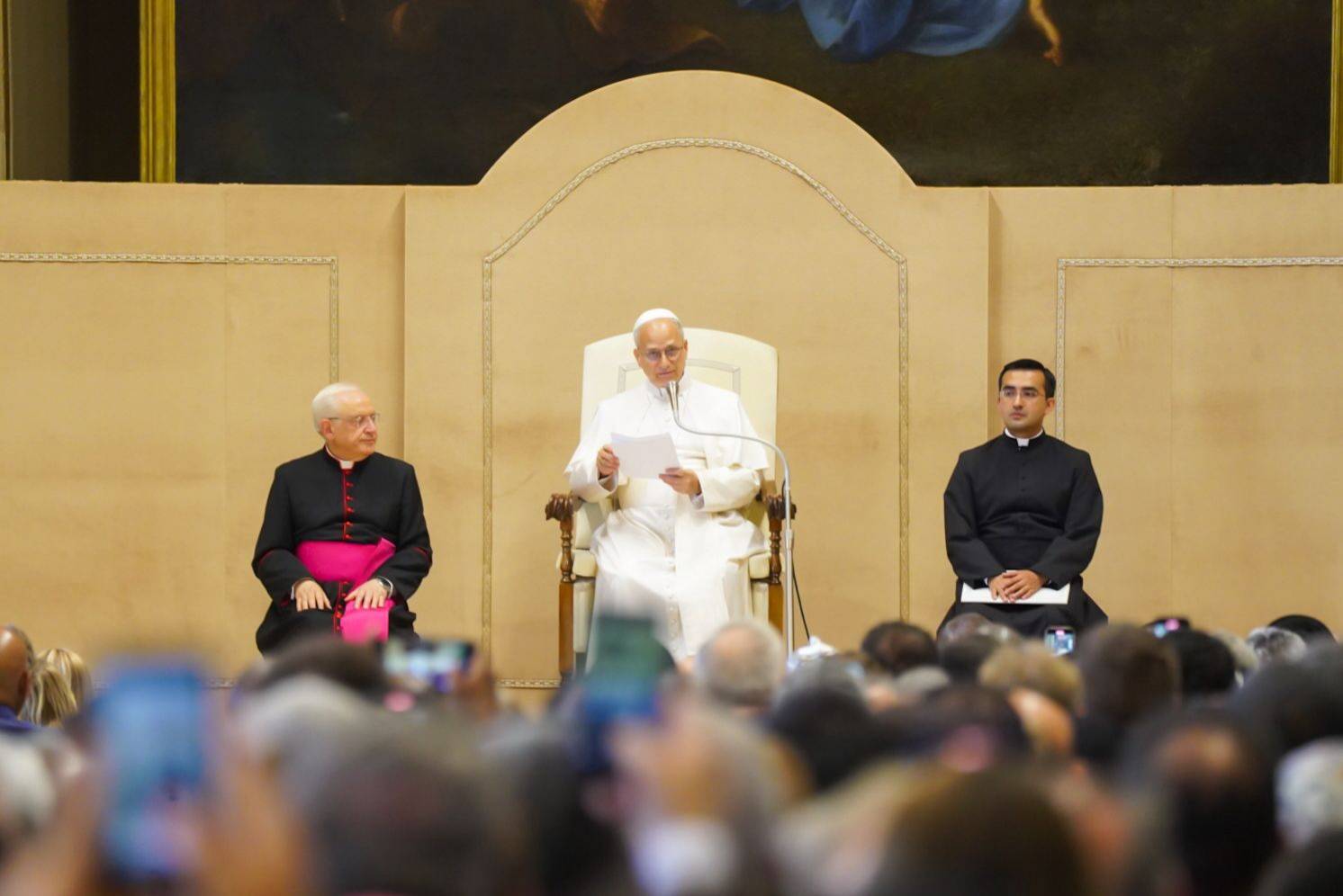 رئيس مجلس النواب يحضر استقبال "قداسة البابا" لرؤساء وممثلي البرلمانات في الفاتيكان