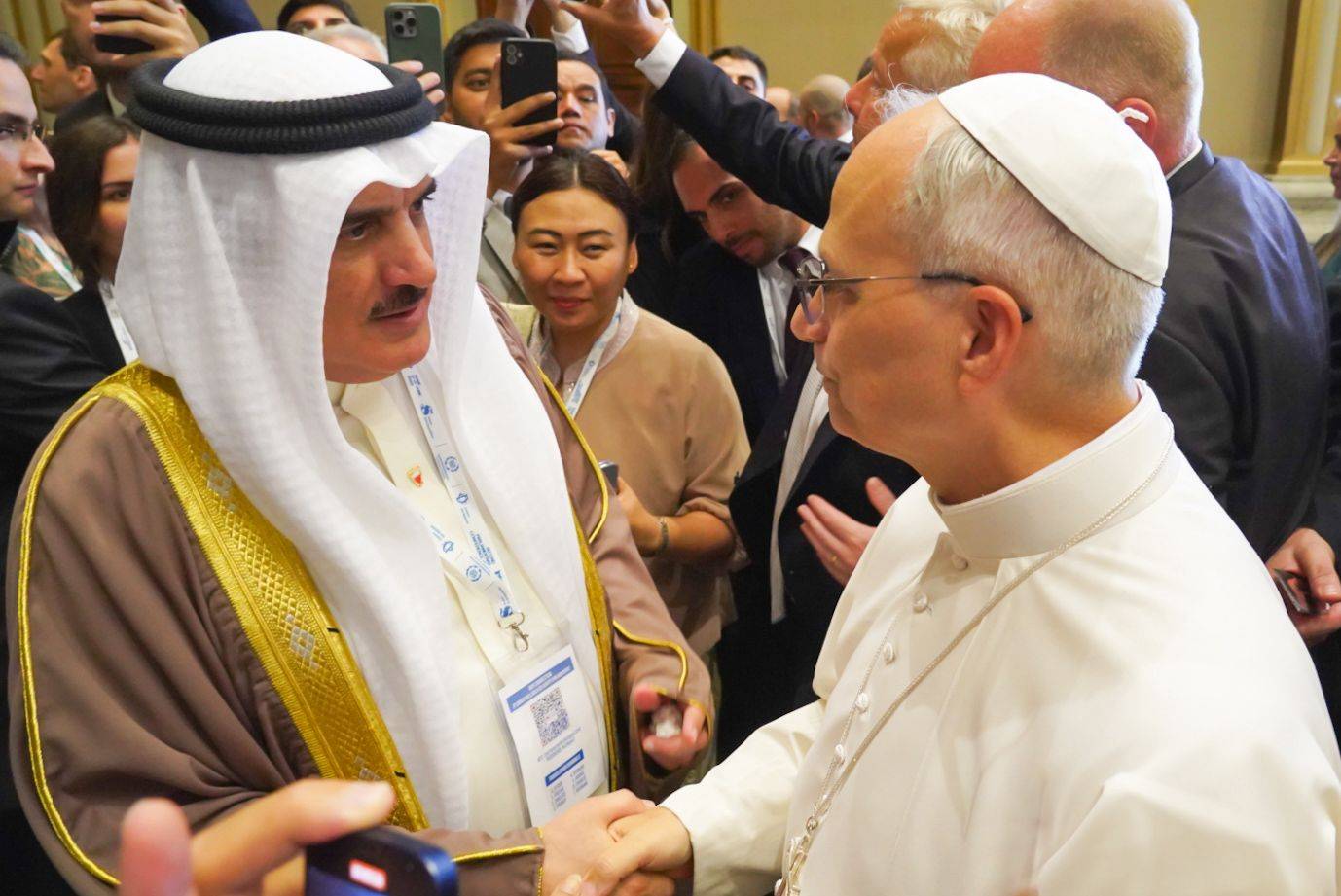 رئيس مجلس النواب يحضر استقبال "قداسة البابا" لرؤساء وممثلي البرلمانات في الفاتيكان