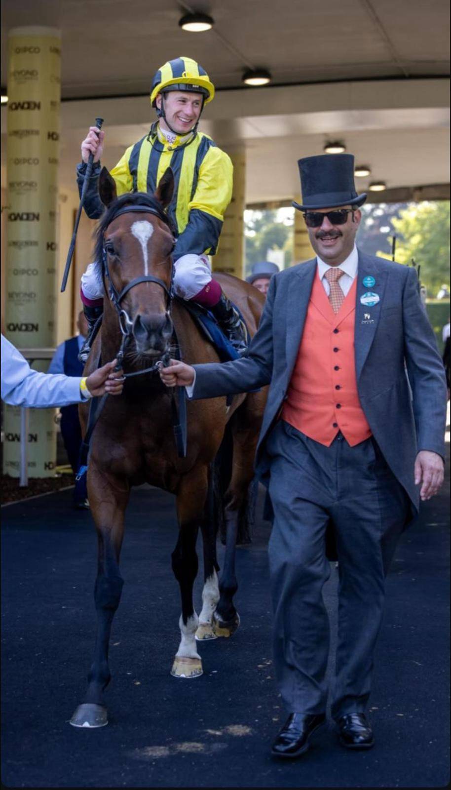 دعيج بن سلمان يهنئ سمو الشيخ خالد بن حمد بفوز المهرة أدرستيا بمهرجان رويال اسكوت