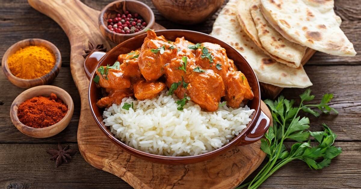 طريقة تحضير دجاج ماسالا الهندي مع الأرز البسمتي