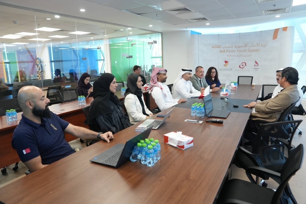 رئيس الاتحاد الآسيوي للكرة الطائرة يزور اللجنة التنفيذية لدورة الألعاب الآسيوية للشباب