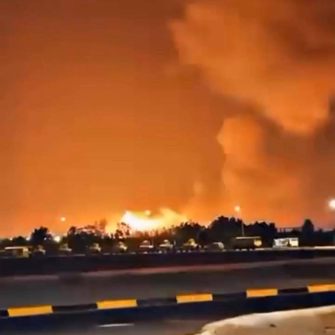 طائرة مسيّرة مجهولة تستهدف معسكر التاجي شمال بغداد