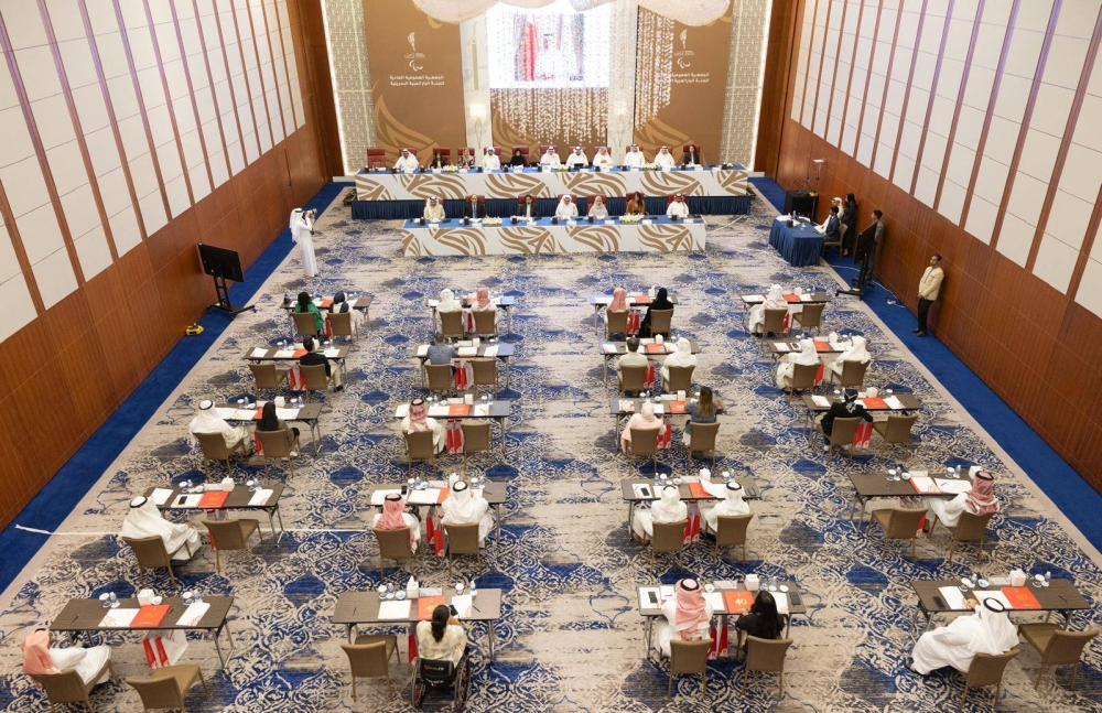 الجمعية العمومية تزكي الشيخ محمد بن دعيج رئيسًا للّجنة البارالمبية البحرينية