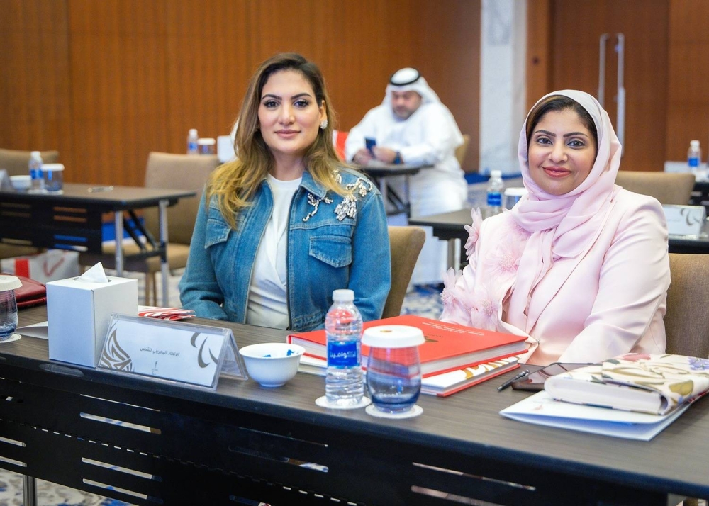 الاتحاد البحريني للتنس يهنئ رئيس وأعضاء اللجنة البارالمبية ويشيد بإنجازاتهم