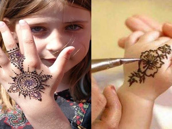 رسم الحنة للأطفال.. تصاميم عصرية تناسب أنامل طفلتك وتربطهم بتراثهم