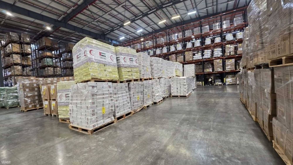 وصول سفينة إماراتية جديدة تحمل 2500 طن من المساعدات إلى غزة