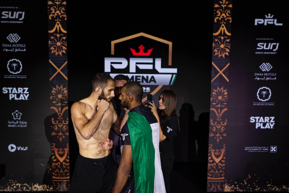 دوري المقاتلين المحترفين: نجاح مراسم الوزن الرسمية في الرياض استعداداً لانطلاق النزالات غدا