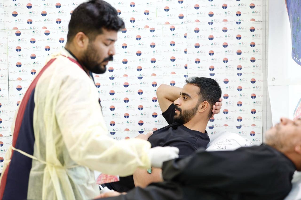 حملة الحسين للتبرع بالدم تحصد 646 كيس دم بنسختها الـ27