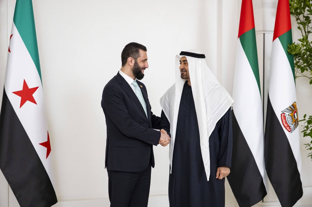 الرئيس السوري يبدأ جولته الخليجية الثانية بزيارة الإمارات