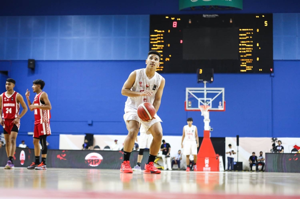 انتصار بحريني وكويتي في انطلاقة خليجية ناشئين السلة