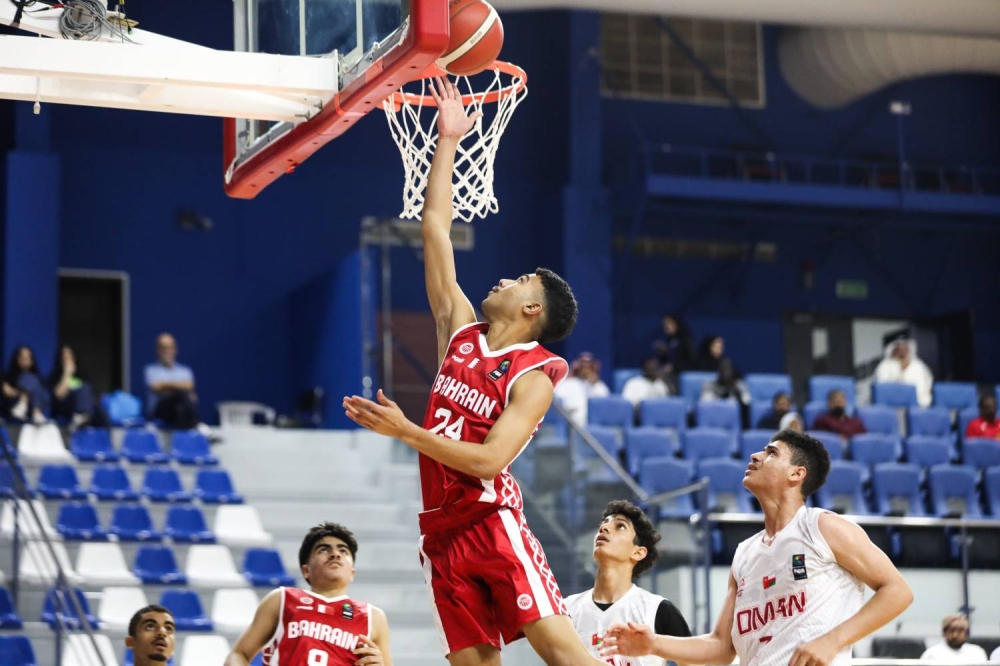 انتصار بحريني وكويتي في انطلاقة خليجية ناشئين السلة