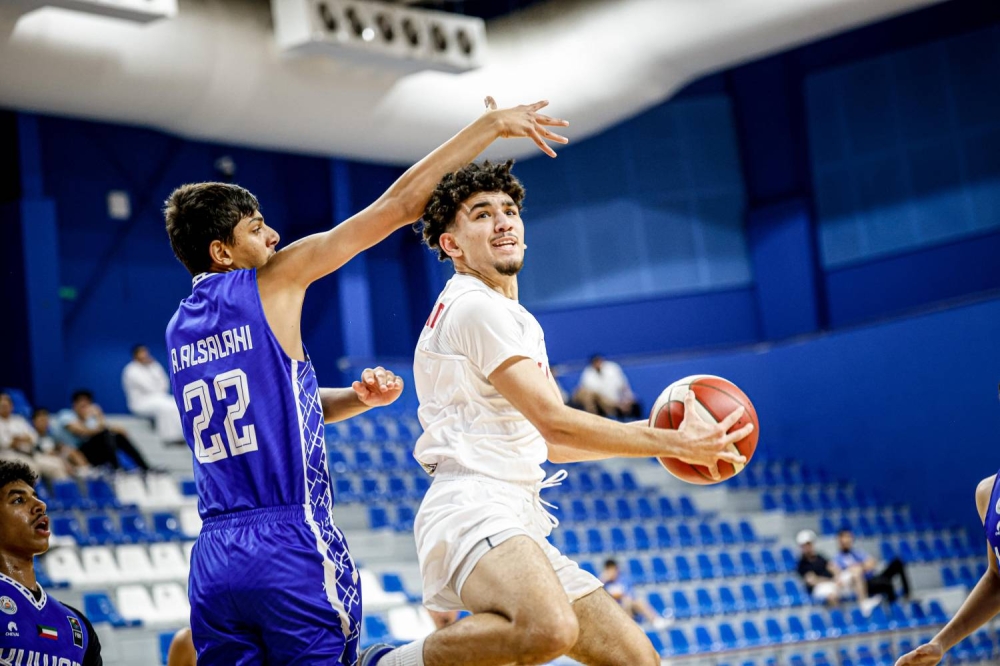 انتصار بحريني وكويتي في انطلاقة خليجية ناشئين السلة