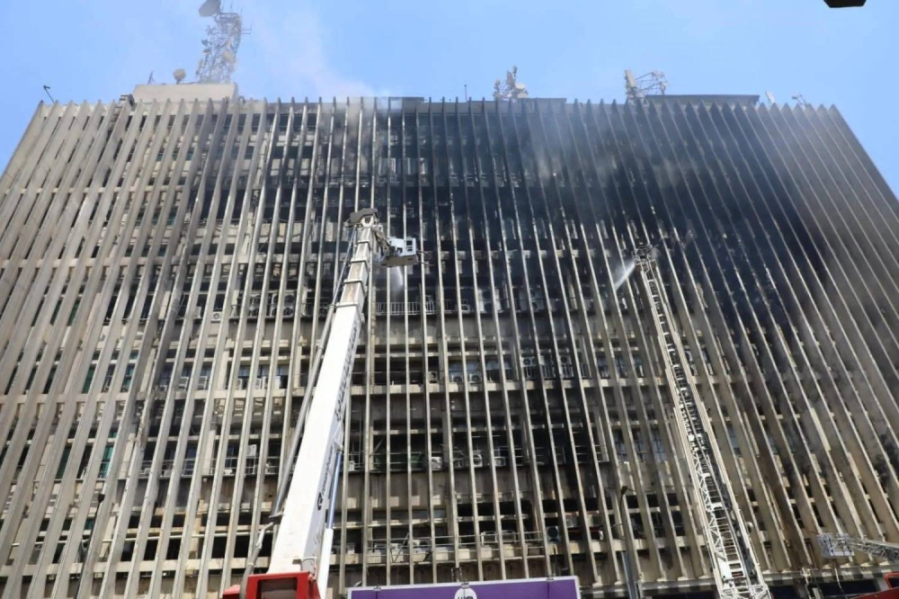 هذا ما سببه حريق &laquo;سنترال رمسيس&raquo; من خسائر