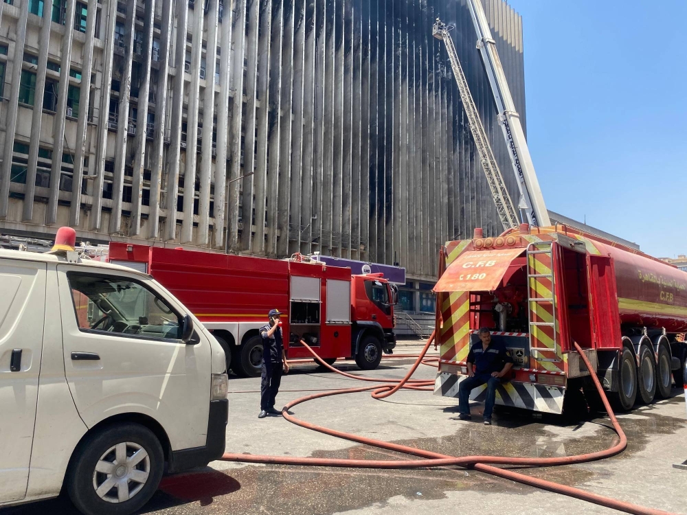 هذا ما سببه حريق &laquo;سنترال رمسيس&raquo; من خسائر