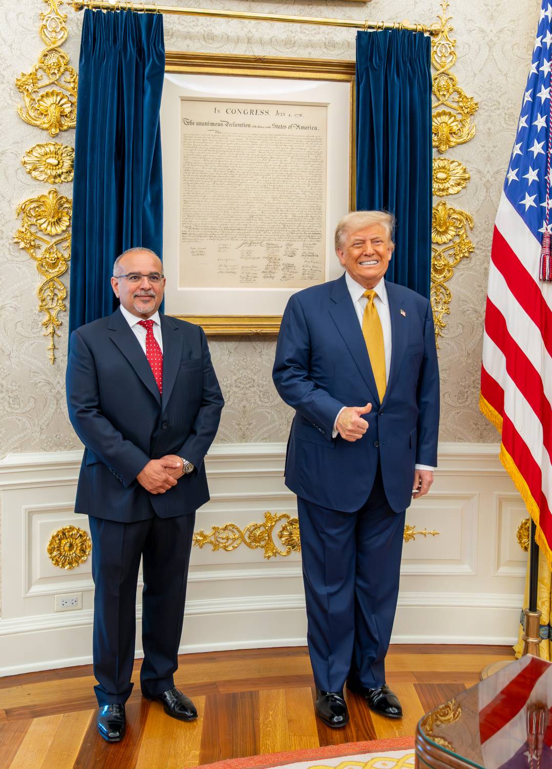 لدى لقائه ولي العهد رئيس الوزراء .. ترامب: الملك شخصية تحظى باحترام كبير في الشرق الأوسط والعالم