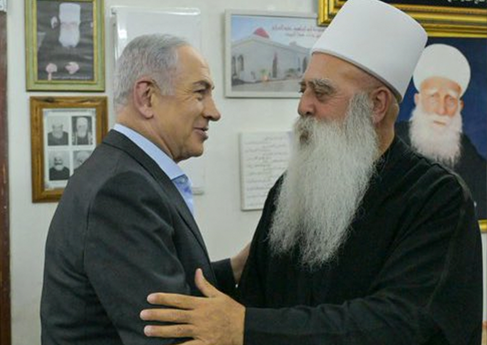 نتنياهو: زعيم الدروز في إسرائيل موفق طريف طلب مني مساعدة دروز سوريا