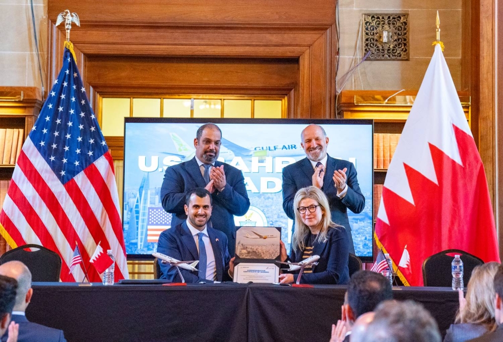 اتفاقية لتزويد "طيران الخليج" بـ18 طائرة بوينج B787 و36 محركاً من "جنرال إلكتريك"