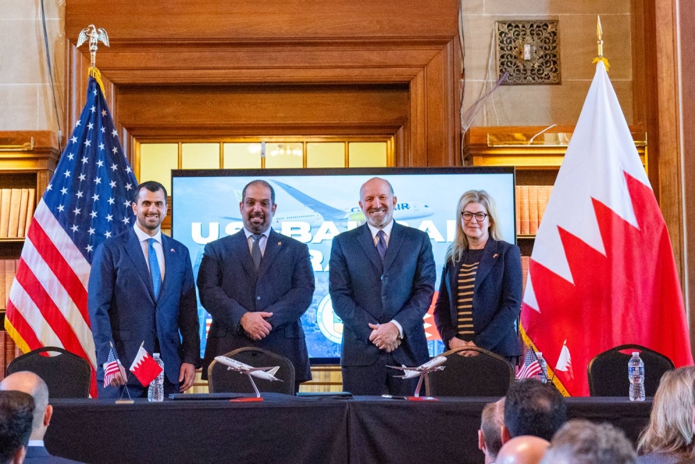 اتفاقية لتزويد "طيران الخليج" بـ18 طائرة بوينج B787 و36 محركاً من "جنرال إلكتريك"