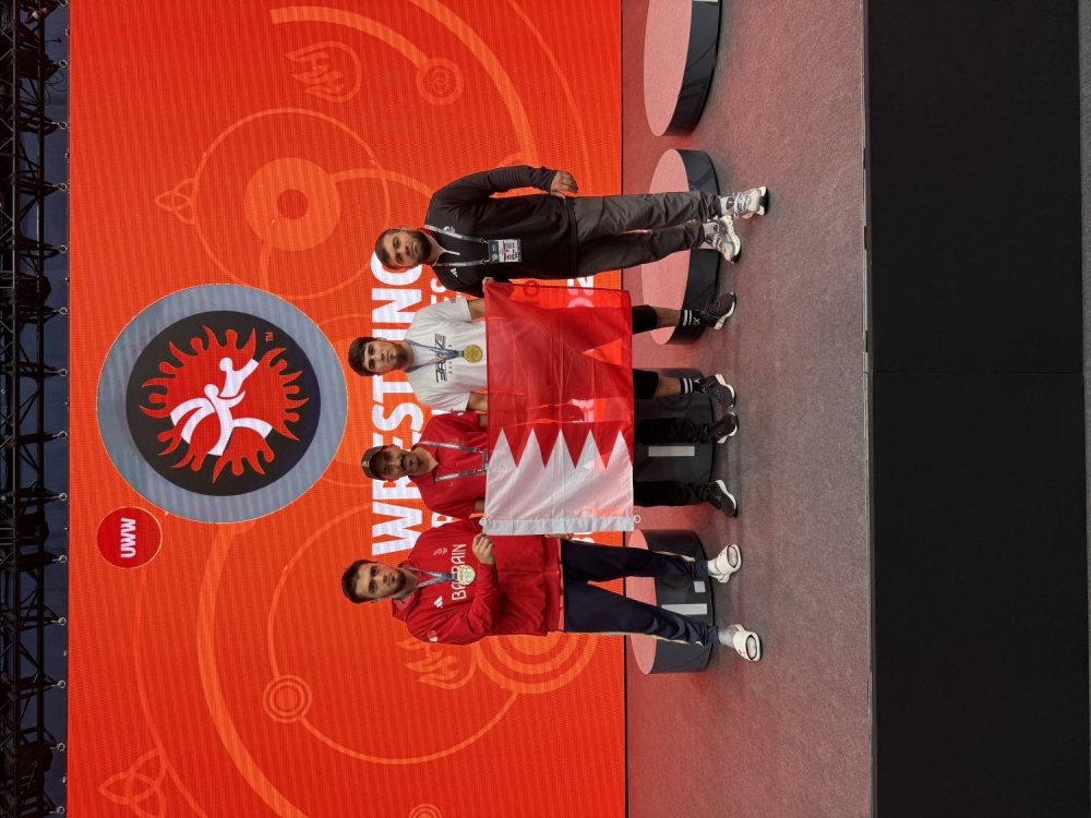 ذهبيتان لـ"أحمر المصارعة" في مسابقة الستايل الحر في منافسات بطولة سلسلة التصنيف بـ"هنغاريا"