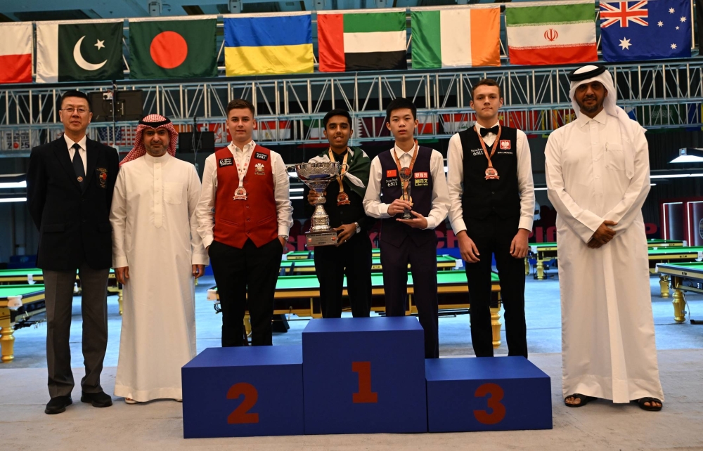 الباكستانيان عاصف وحسنين يحرزان ذهبيتي الماسترز وتحت 17 سنة