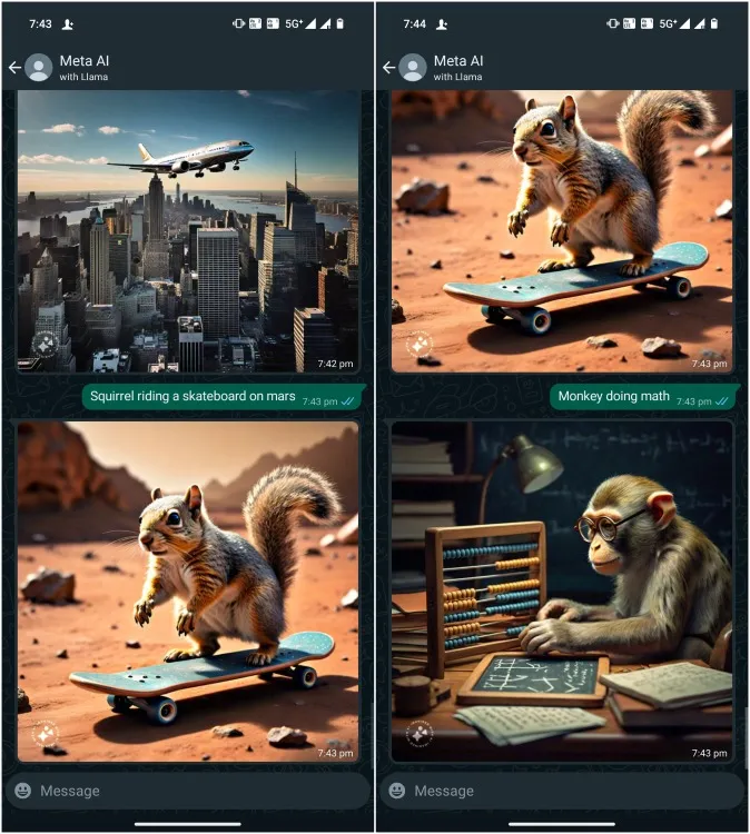 كيف تنشئ فيديوهات متحركة على واتساب باستخدام Meta AI؟