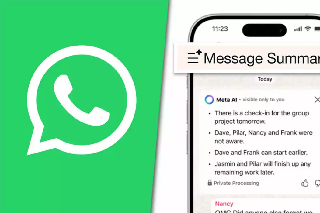 واتساب يختبر ميزة تلخيص المحادثات بالذكاء الاصطناعي دون التأثير على الخصوصية