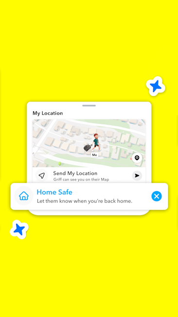 Home Safe ميزة جديدة من سناب شات تُخبر الأشخاص بوصولك إلى المنزل بأمان