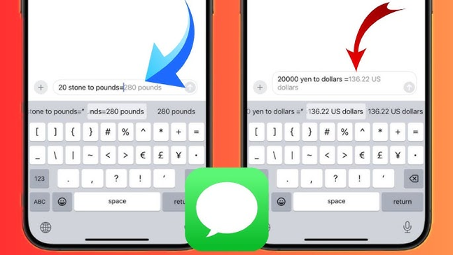 تطبيق الرسائل في iOS 18 يتحول إلى آلة حاسبة ذكية ومحوّل وحدات مباشر