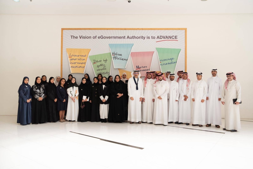 الرئيس التنفيذي لهيئة المعلومات والحكومة الالكترونية يستقبل المشاركين في الدفعة السابعة من برنامج Hipo Youth