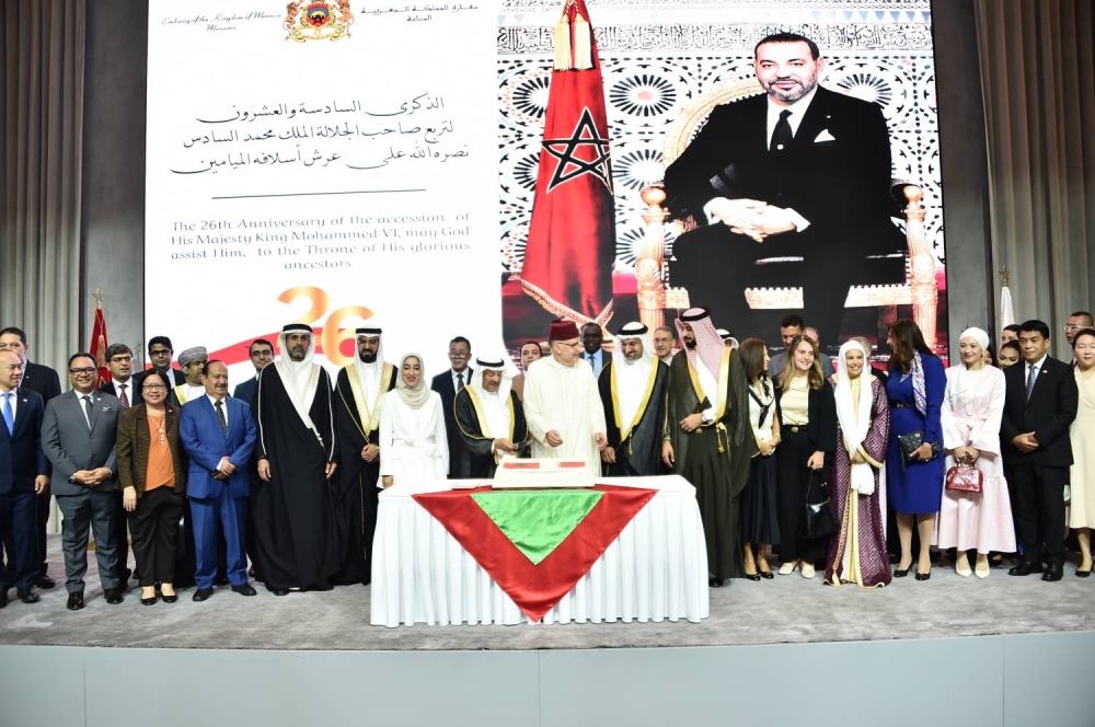 سفارة المملكة المغربية في البحرين تحتفل بعيد العرش المجيد
