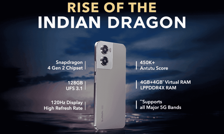 أداء قوي وسعر اقتصادي.. Lava تدخل سوق 5G بقوة عبر هاتف Blaze Dragon الجديد