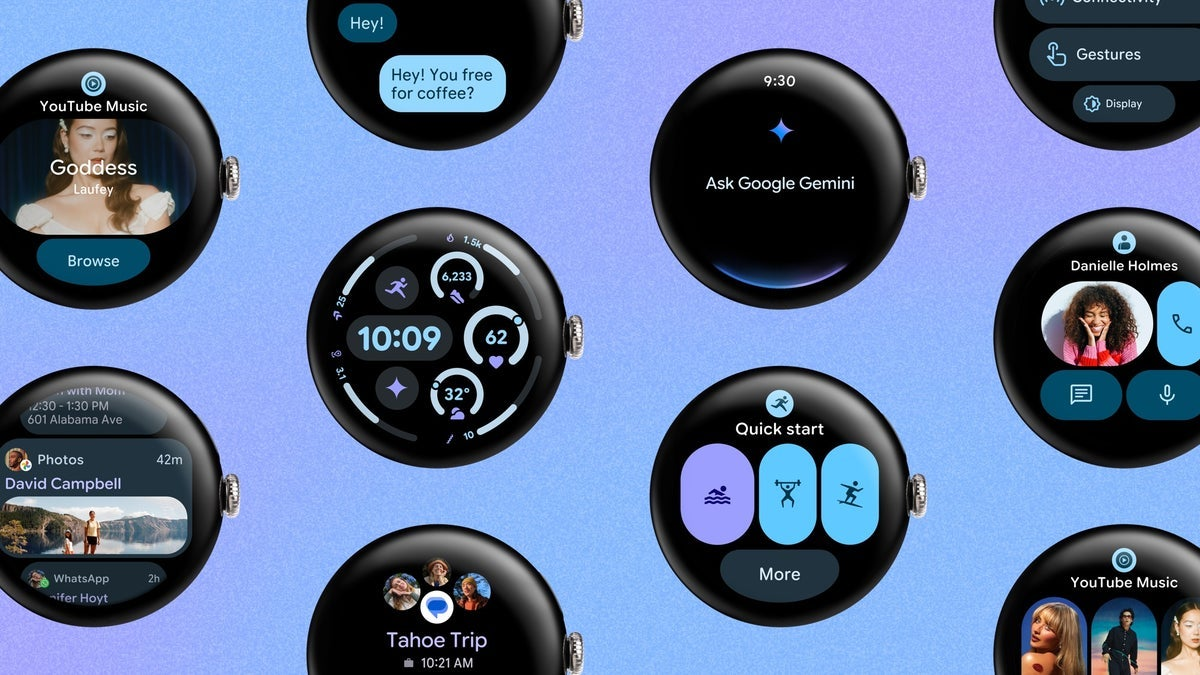 تحديث بصري جديد لتطبيق Google Messages على ساعات Wear OS