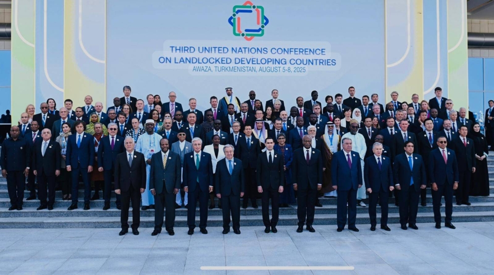البحرين تشارك بمؤتمر الأمم المتحدة للبلدان النامية غير الساحلية في تركمانستان