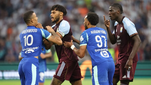 جرينوود يشعل أزمة عنيفة في ودية أستون فيلا ومارسيليا