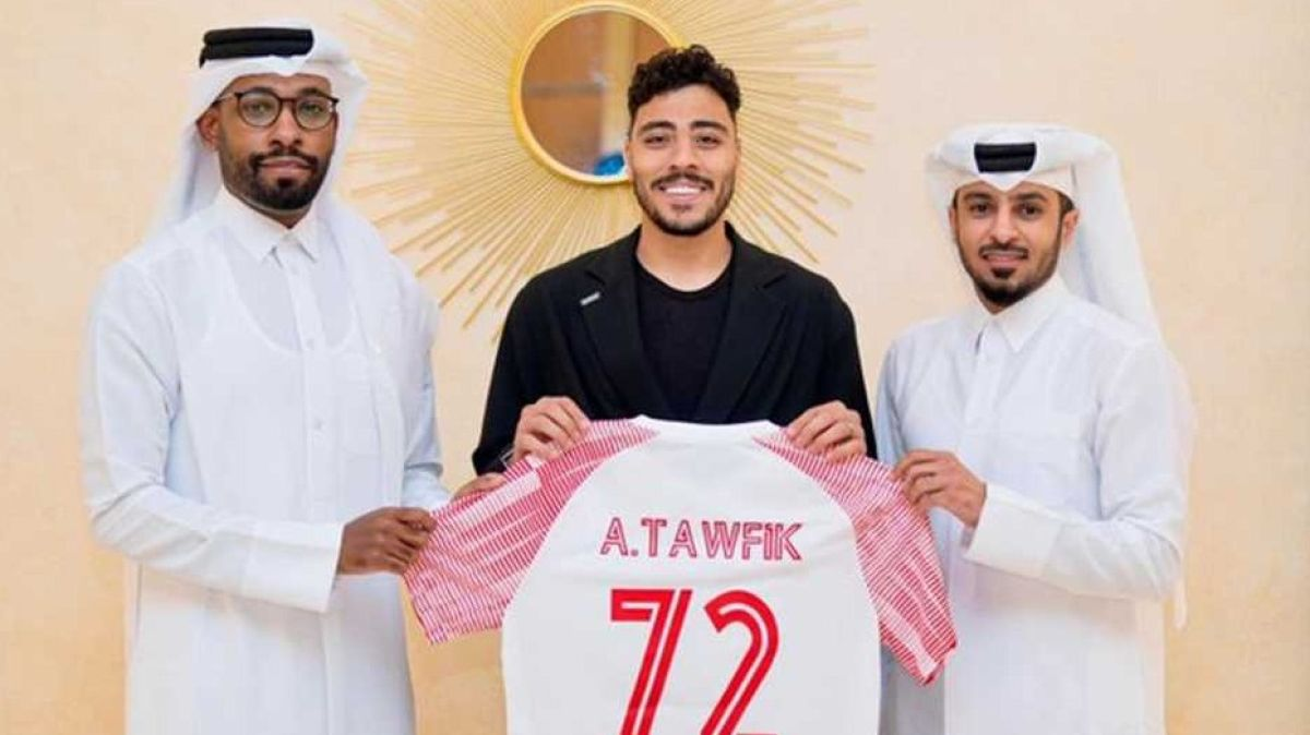 أكرم توفيق يبدأ مشواره مع الشمال أمام الأهلي القطري اليوم