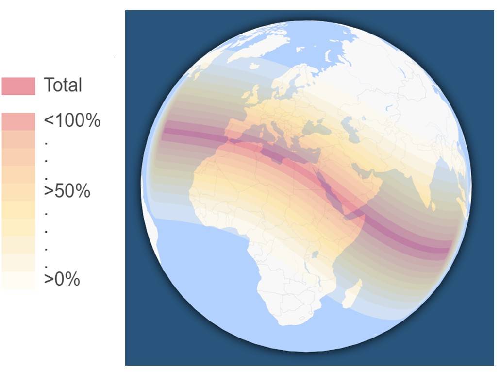 وهيب الناصر: كسوف كلي في مكة يوم الاثنين 2 أغسطس 2027