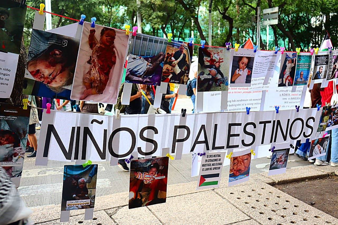 آلاف المتظاهرون يخرجون في المكسيك دعماً لوقف الإبادة في غزة