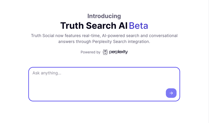 كيف يستخدم "Truth Search AI" الذكاء الاصطناعي للبحث على تروث سوشيال؟