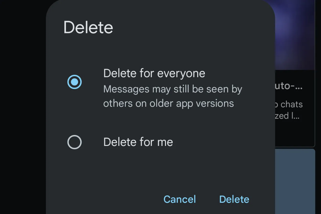 ميزة حذف الرسائل للجميع تصل رسميًا إلى Google Messages