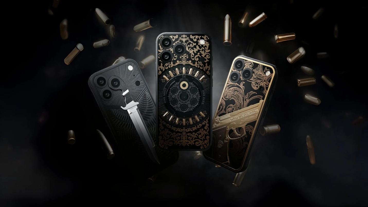 Caviar تطلق مجموعة هواتف "Desperado" بتصاميم مستوحاة من الأسلحة الفاخرة