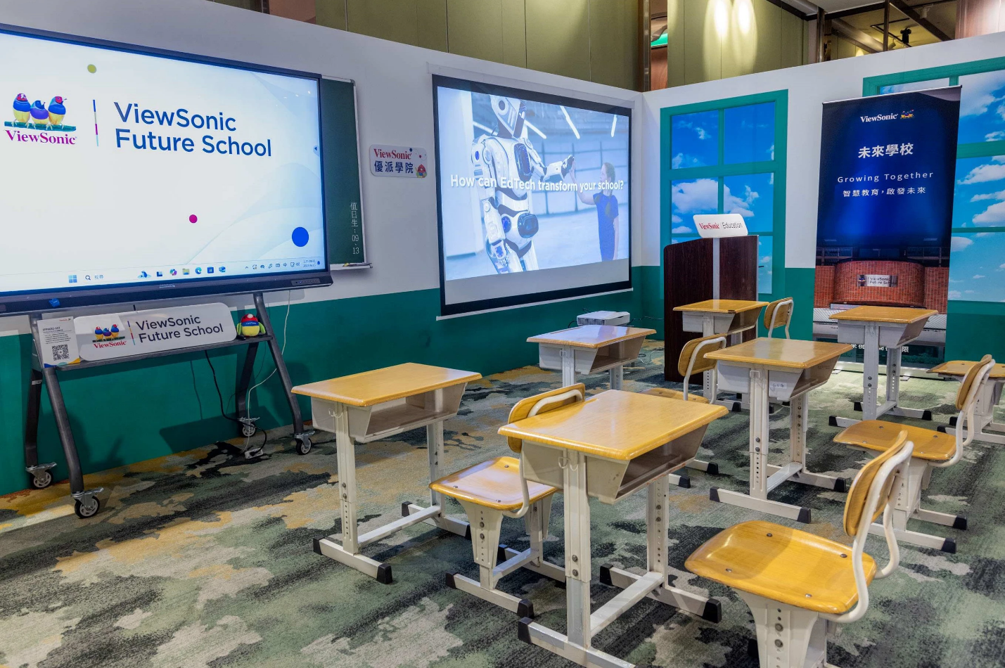 فيوسونيك تطلق شاشات IN03 وCN01 لتلبية احتياجات المدارس والقطاعات التجارية