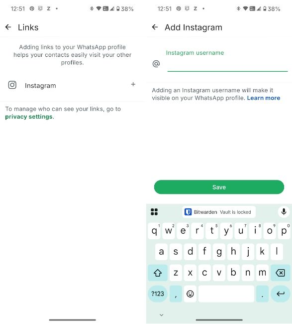 واتساب يُعزز الأمان.. ميزة جديدة لربط حسابات إنستجرام الموثقة