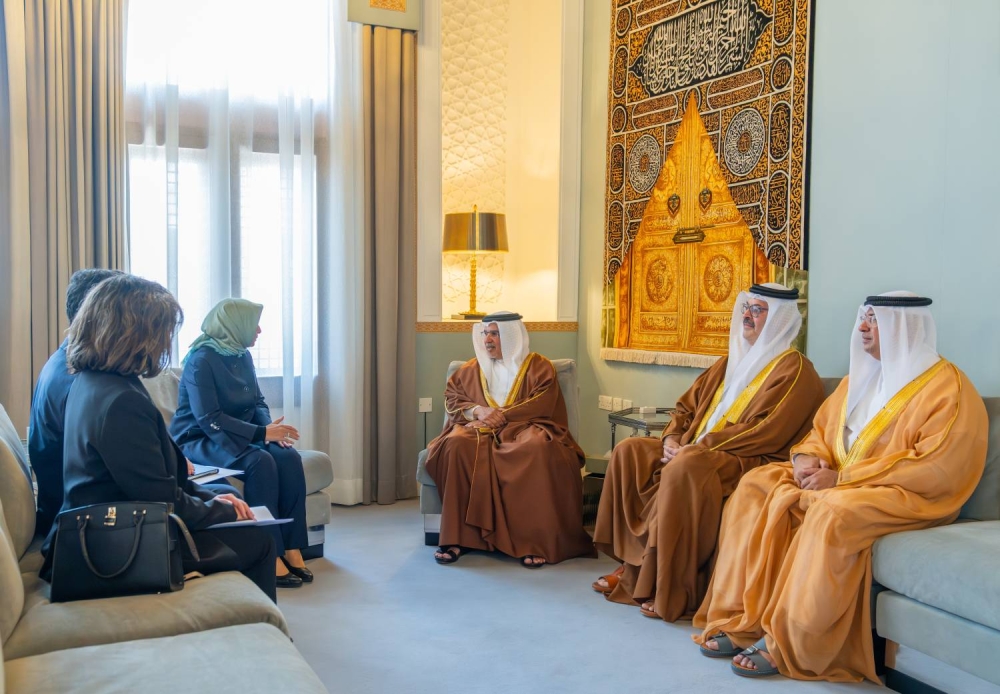 نائب جلالة الملك ولي العهد يستقبل السفيرة التركية لدى البحرين