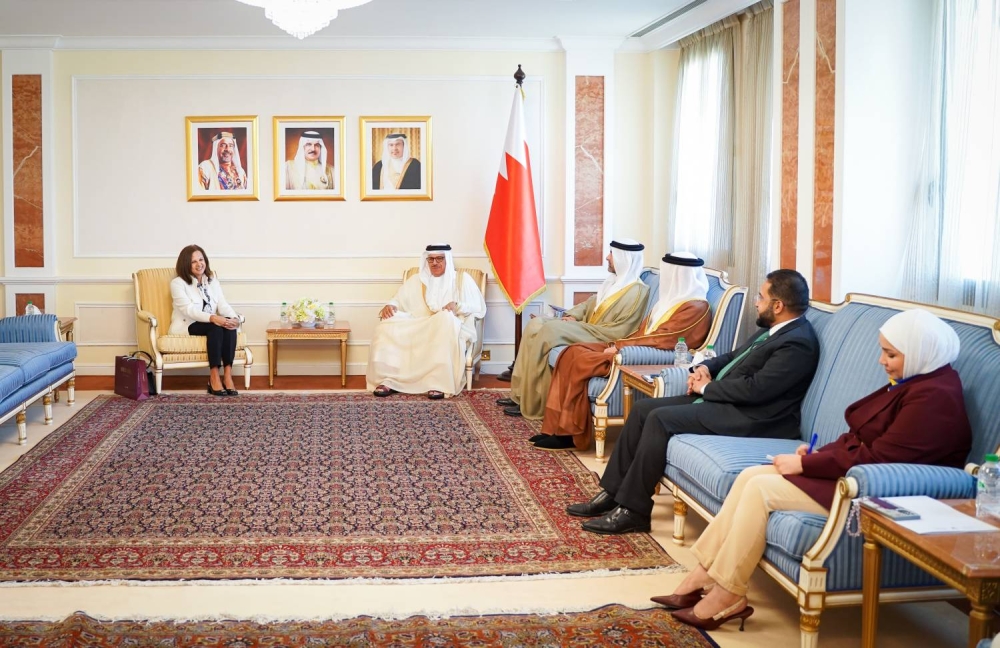 وزير الخارجية يستقبل القائم بأعمال سفارة الجمهورية اللبنانية لدى البحرين