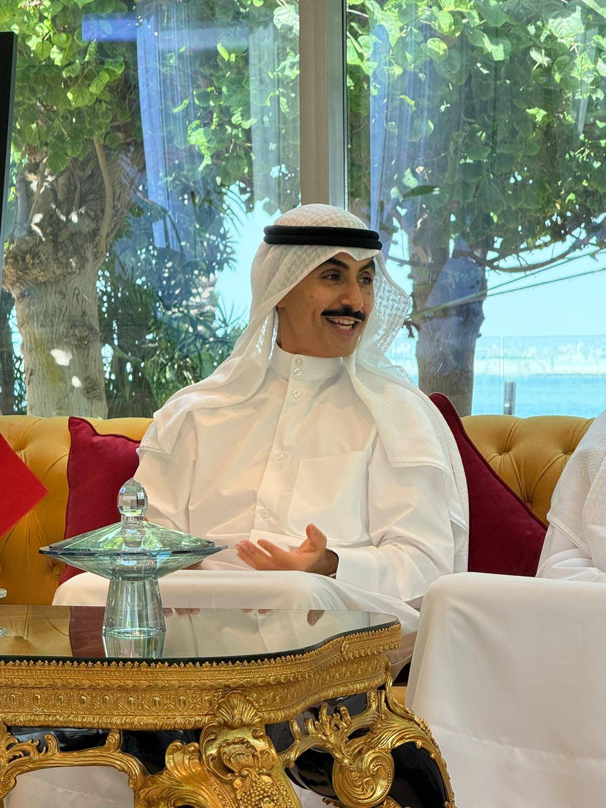 سفير خادم الحرمين الشريفين يقيم مأدبة غداء على شرف الشيخ ثامر جابر الأحمد الصباح