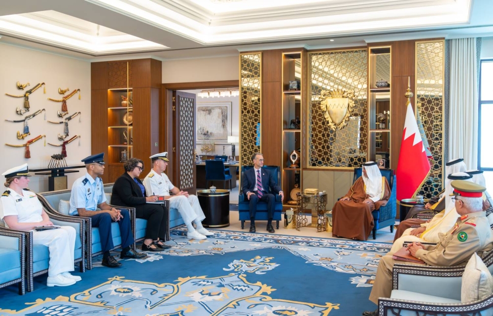 نائب جلالة الملك ولي العهد: العلاقات التاريخية الراسخة بين البحرين وأمريكا آخذةٌ في التقدم نحو مستويات أكثر تطورًا على كافة الأصعدة وخاصة العسكري والدفاعي