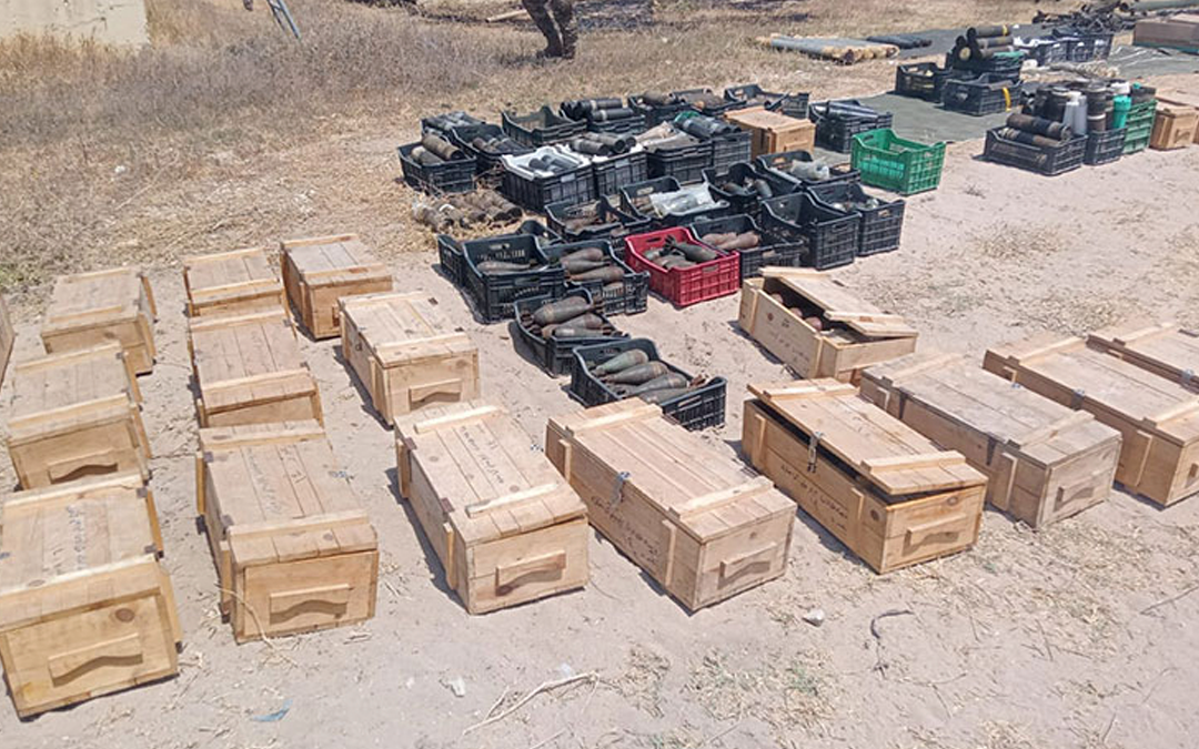 الجيش اللبناني يتسلّم الدفعة الثانية من أسلحة المخيمات الفلسطينية