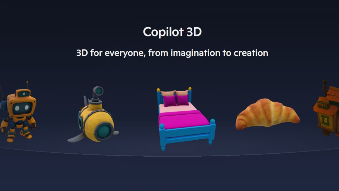 مايكروسوفت تكشف عن "Copilot 3D" لتحويل الصور إلى نماذج ثلاثية الأبعاد في ثوانٍ