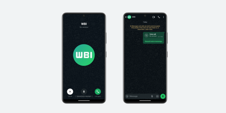 رسائل صوتية بعد المكالمات الفائتة.. واتساب يضيف طريقة سريعة للتواصل