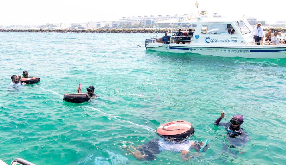 مشارك روسي يفوز بشوط خالد بن حمد لمسابقة كتم النفس ضمن موسم الموروث البحري